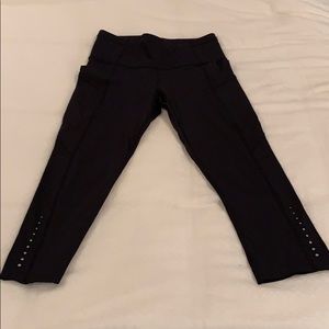 Lululemon fast and free crop tight size 4